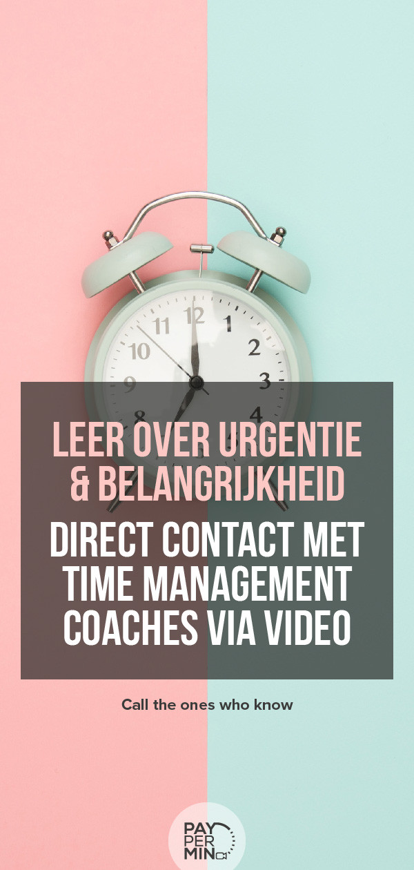 Tips En Tools Voor Tijdmanagement | Leer Van Professionals | Bel TheONE